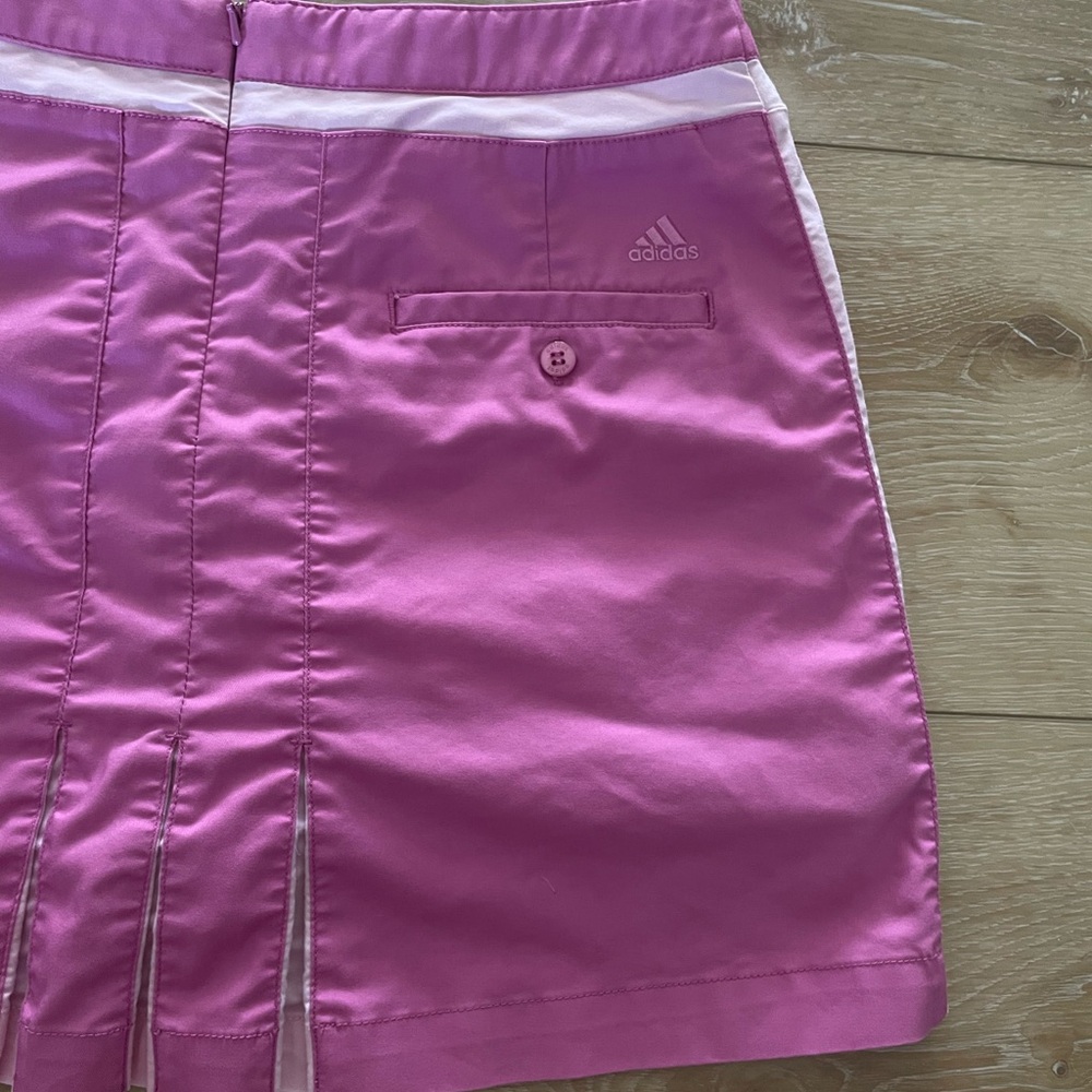 Adidas Vintage Pink Golf Skort with Pleats